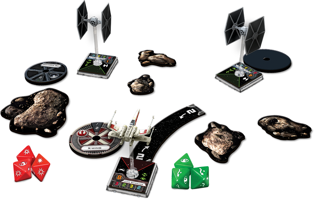 Star Wars : X-Wing Core Set - Red Miniatures Game